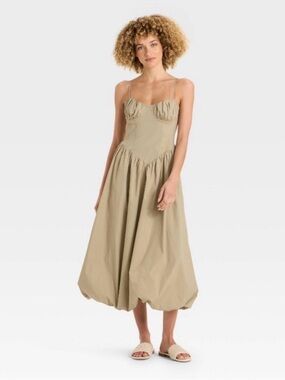 Future Collective Bubble skirt style Midi Dress